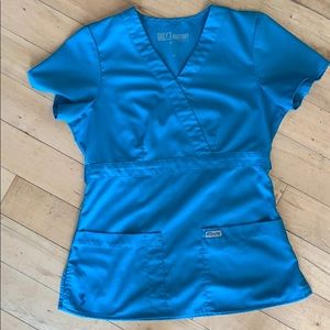 Greys Anatomy XS Scrub Top